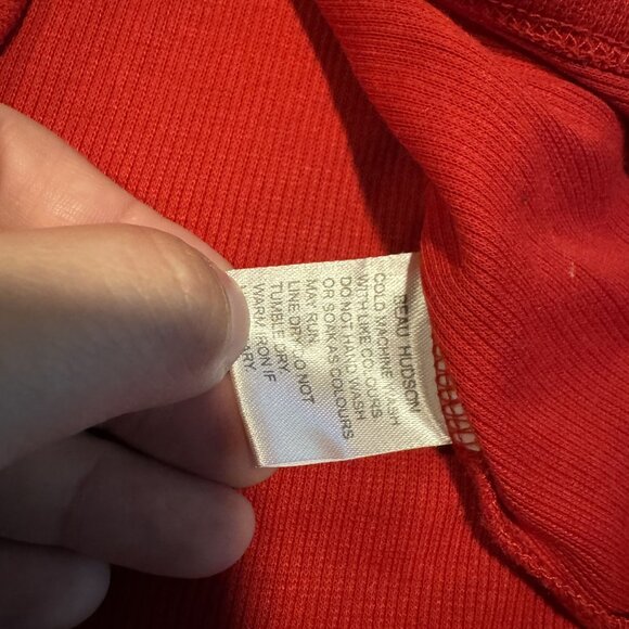 Beau Hudson Red Button Cardigan 6-9M Sweater - Picture 5 of 5